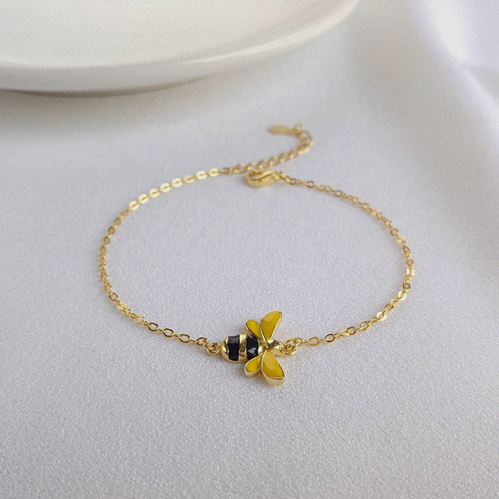 Amarantha | Gold Bee Bracelet