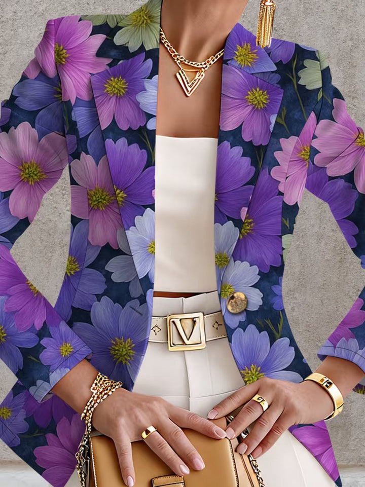 Elinor | Purple Cosmos Blazer