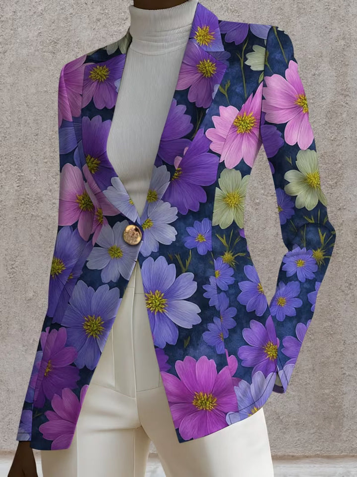 Elinor | Purple Cosmos Blazer