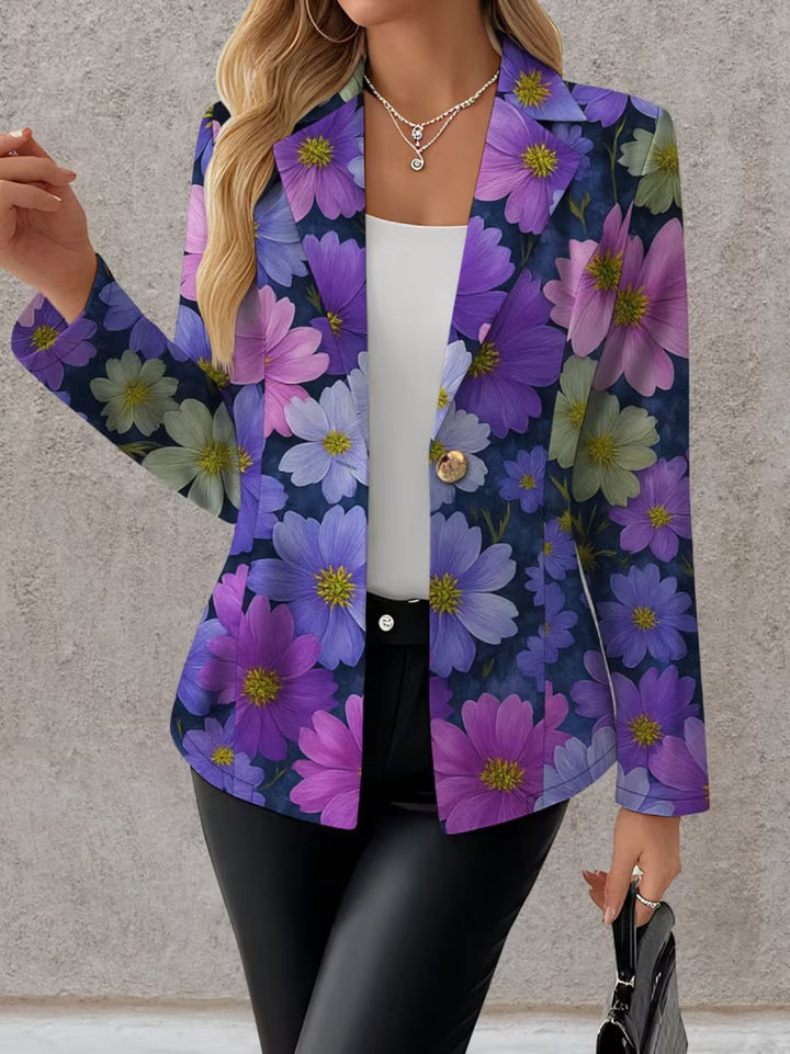 Elinor | Purple Cosmos Blazer