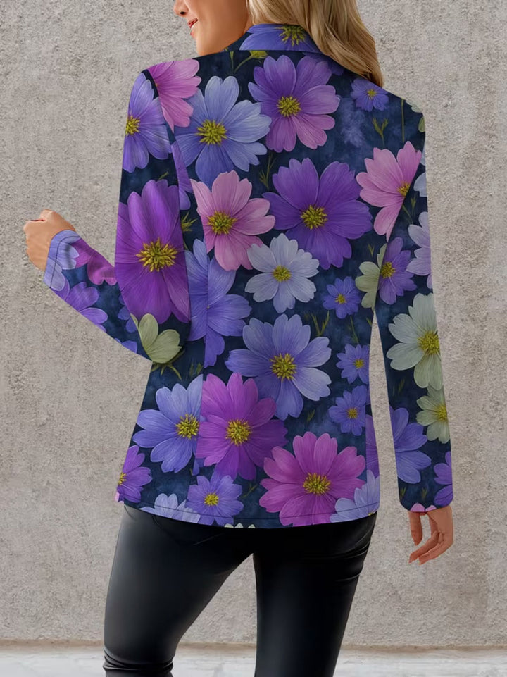 Elinor | Purple Cosmos Blazer
