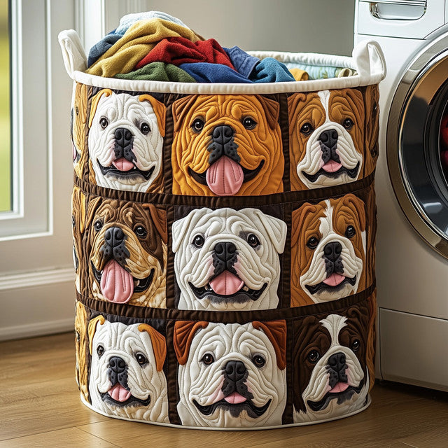 Emma | Bulldog Buddy Laundry Basket