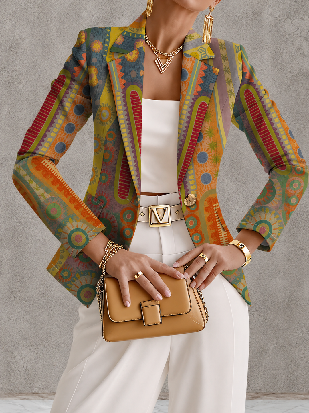 Margarite | Bohemian Medallion Blazer