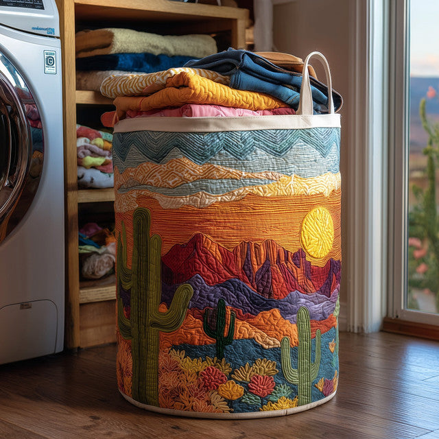 Maria | Cactus Sunset Laundry Basket