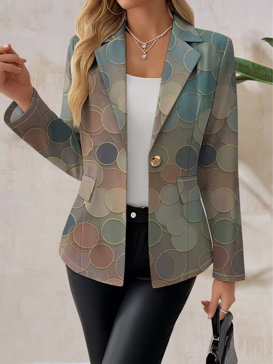 Priscilla | Dot Mosaic Blazer