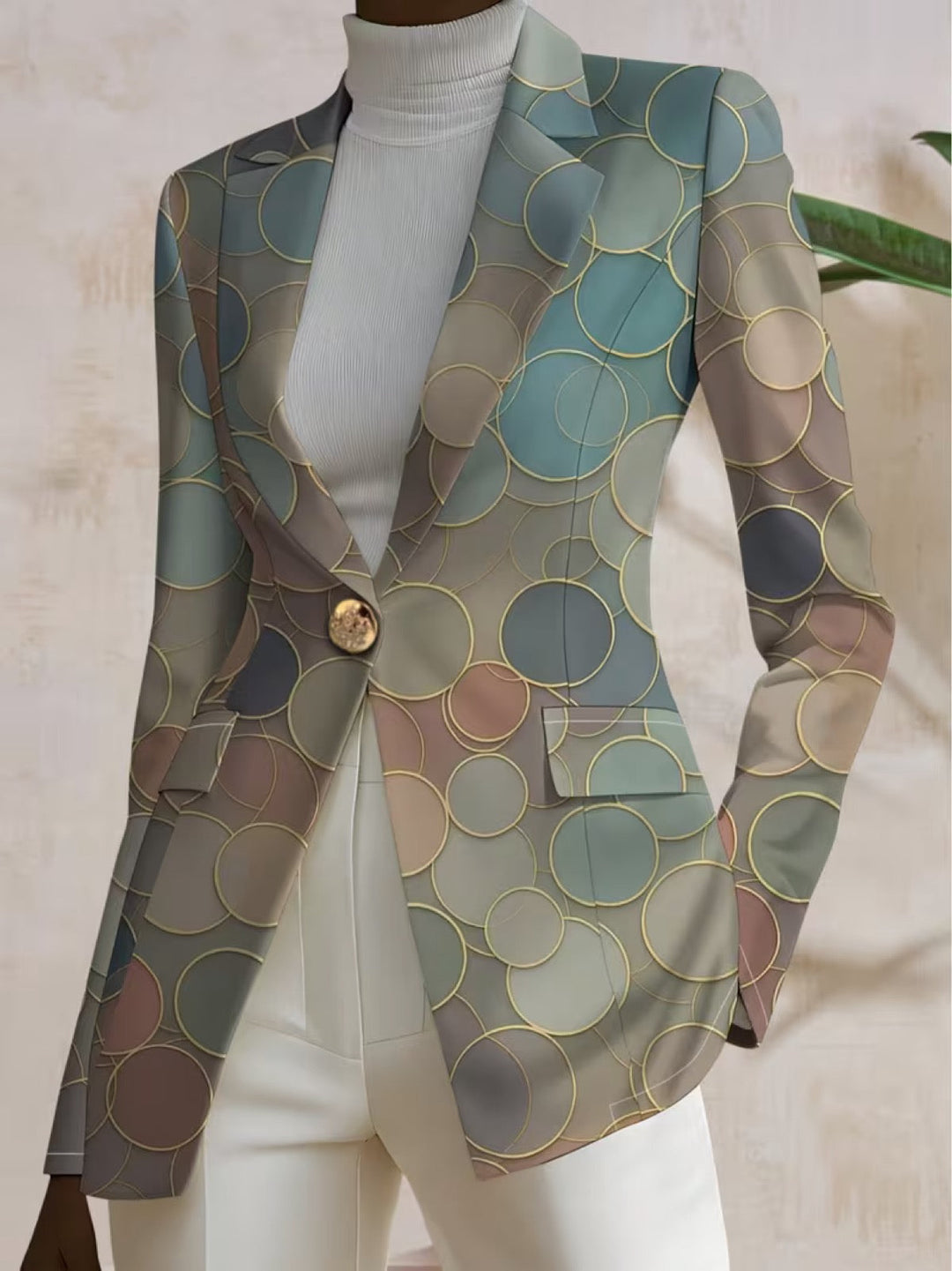 Priscilla | Dot Mosaic Blazer