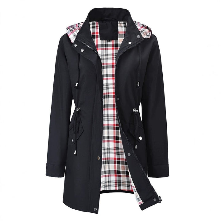 Michaela | Waterproof Detachable-Hood Rain Coat