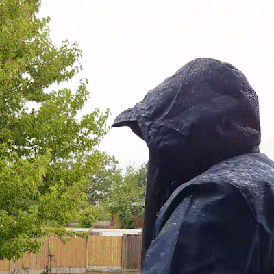 Michaela | Waterproof Detachable-Hood Rain Coat