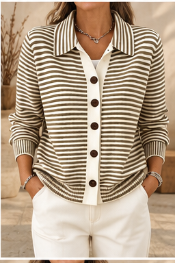 Brita | Striped Cardigan