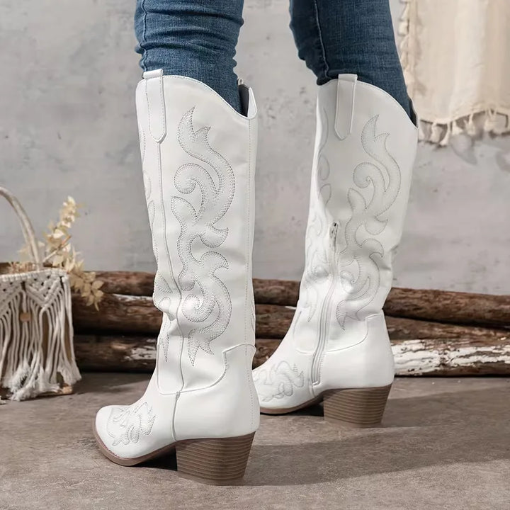 Kinsey | Western Leather Boots