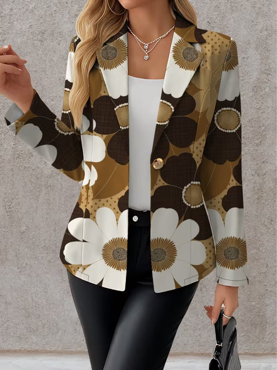 Freya | Daisy Print Blazer