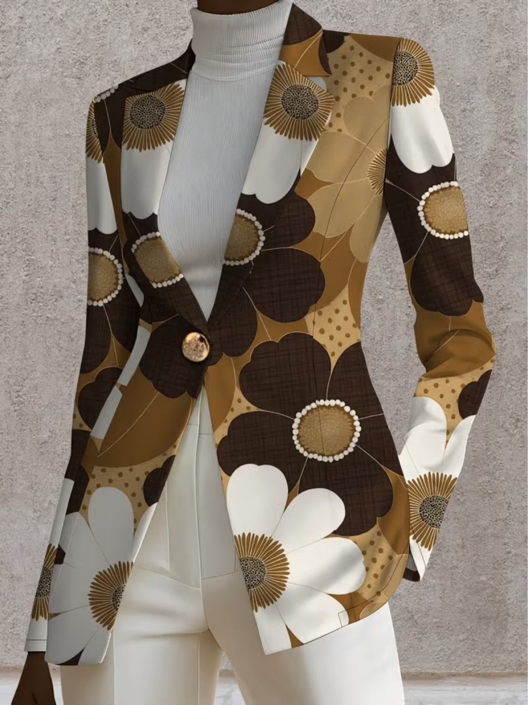 Freya | Daisy Print Blazer