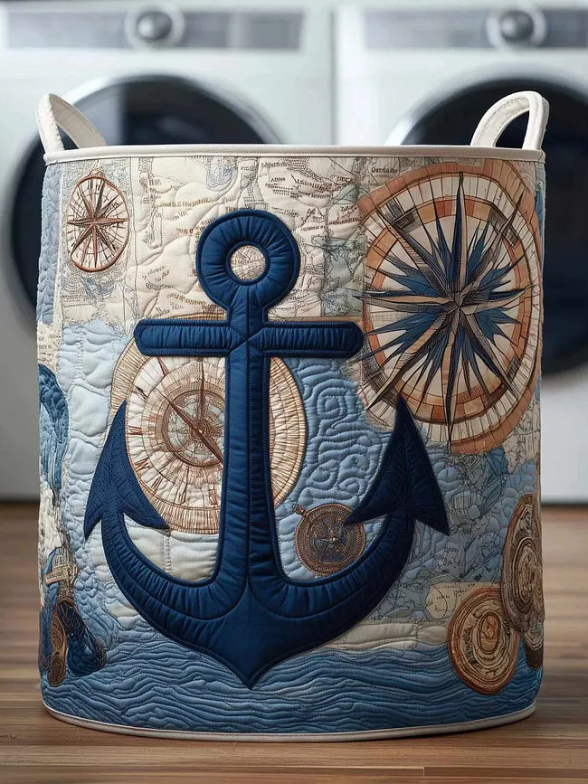 Sarah | Compass Anchor Laundry Basket