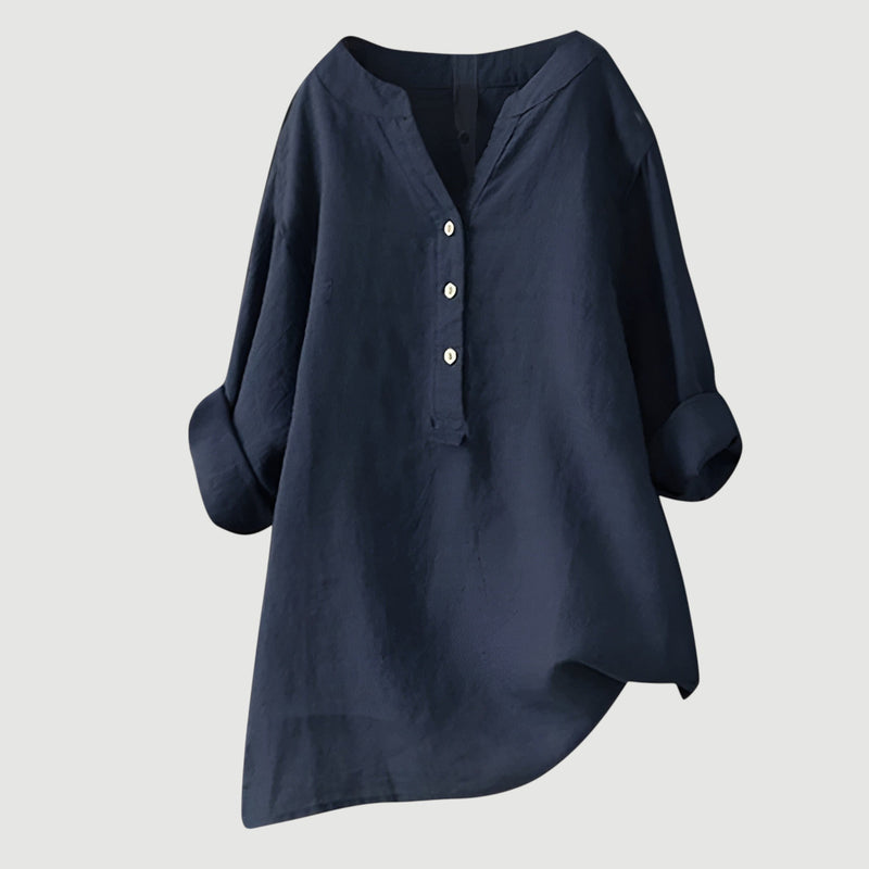 Evie | Comfortable Linen Blouse