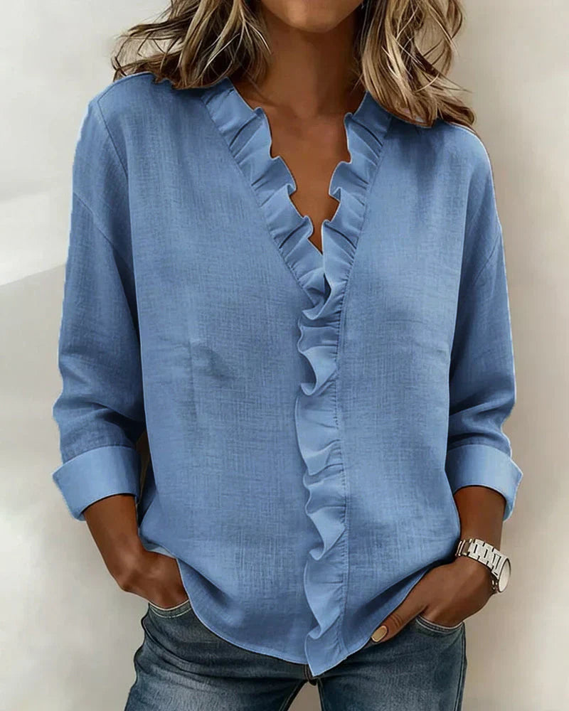 Ivy & Cole | Blouse with Ruffles