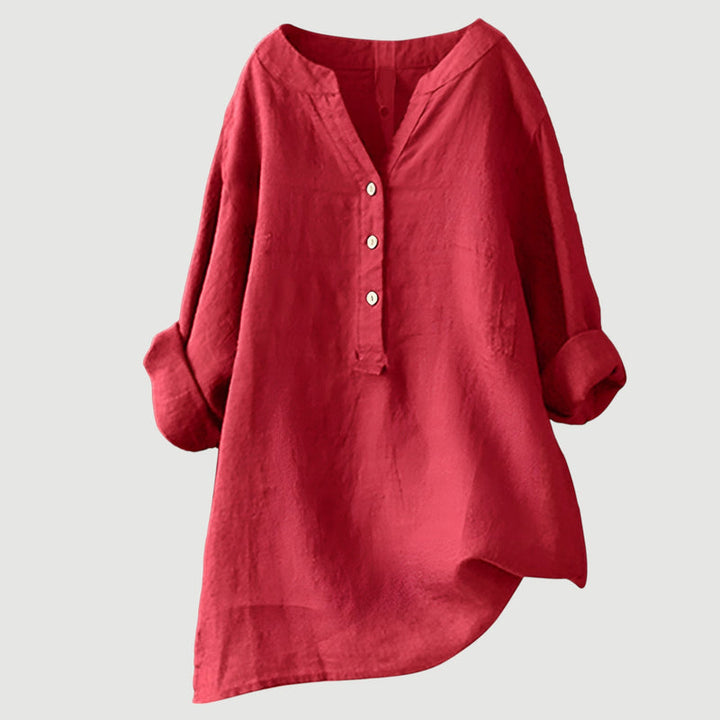 Evie | Comfortable Linen Blouse