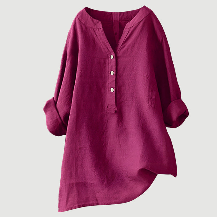 Evie | Comfortable Linen Blouse