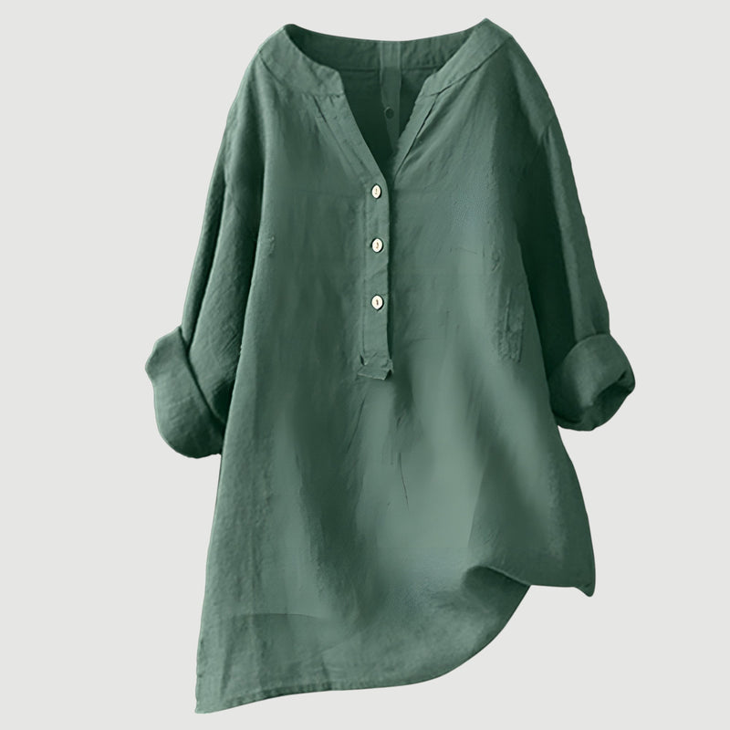 Evie | Comfortable Linen Blouse