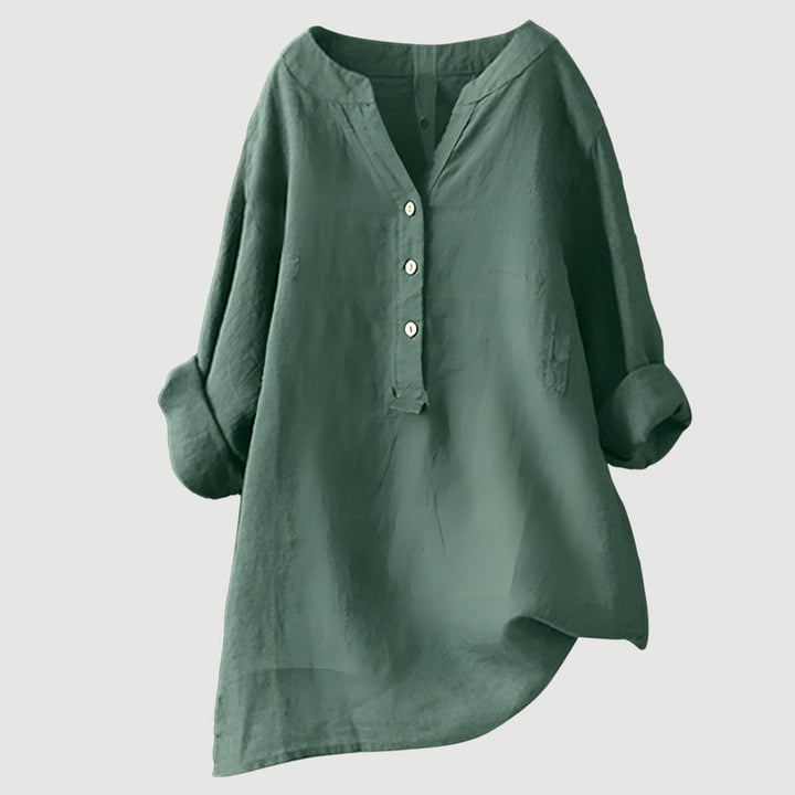 Evie | Comfortable Linen Blouse