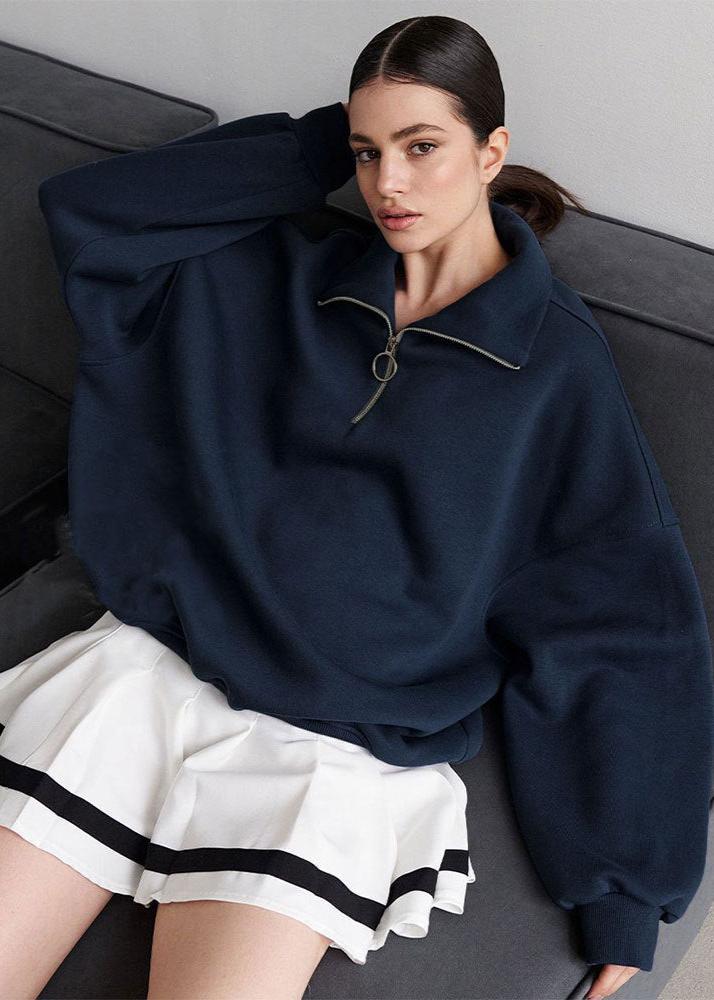 Fidelma | Relaxed Half-Zip Sweater