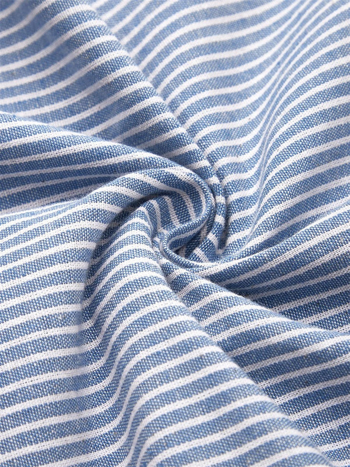 Ava | Striped Midi Dress