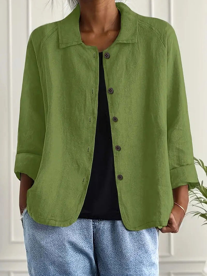 Tori | Refined Overlap Blouse