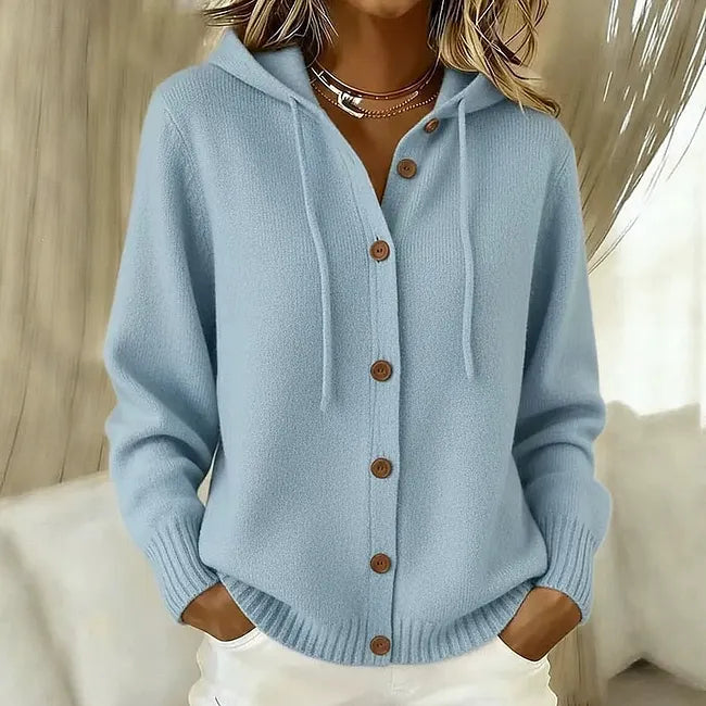Lilou | Hooded Knit Cardigan