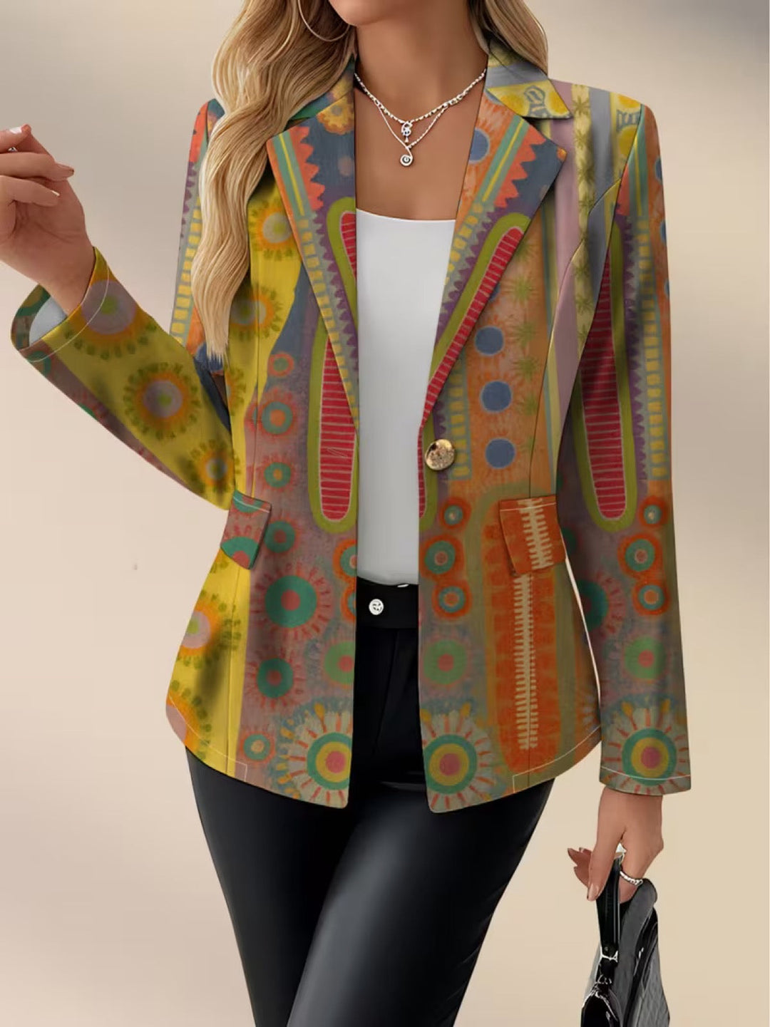 Margarite | Bohemian Medallion Blazer