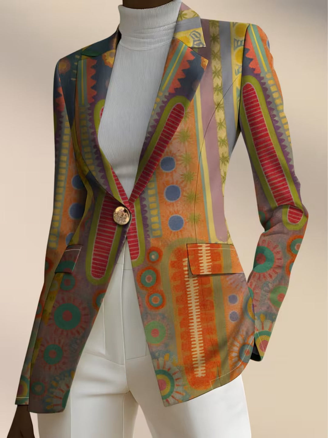 Margarite | Bohemian Medallion Blazer