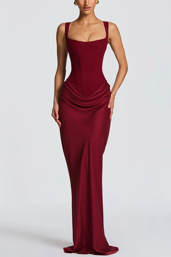 Mckenna | Square Neckline Maxi Dress