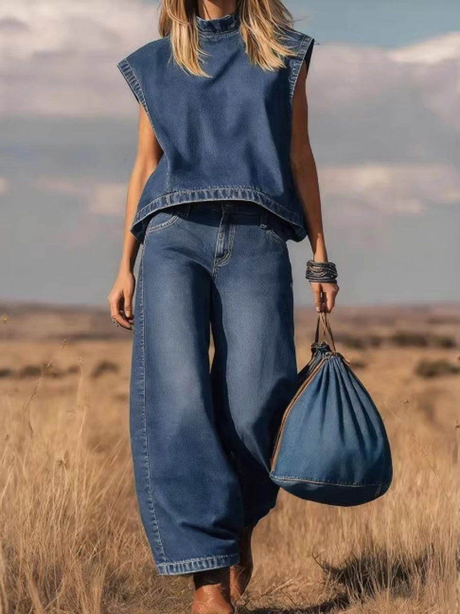 Merlina | Loose Set with Wide Trousers