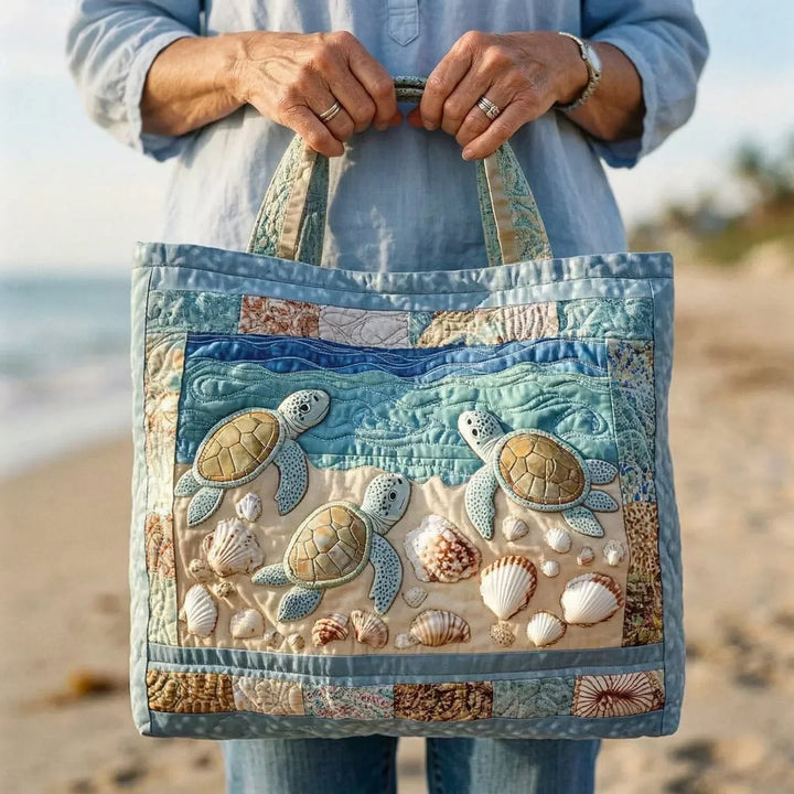 Emely | Sea Turtles Print Handmade Bag