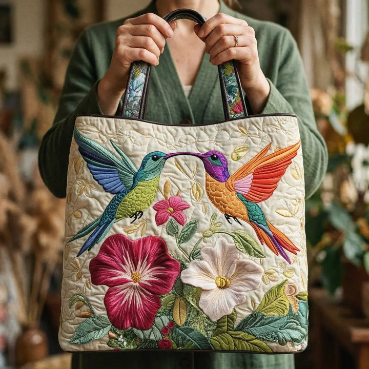 Nadine | Love Birds Print Handmade Bag