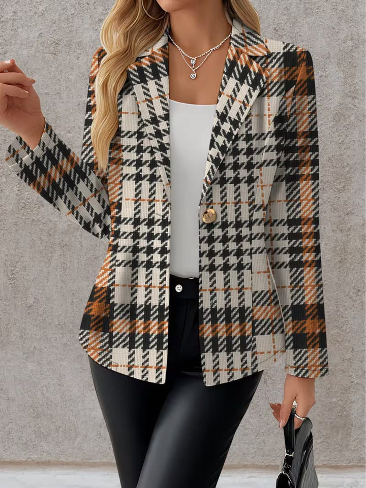 Rhianna | Houndstooth Tailored Blazer