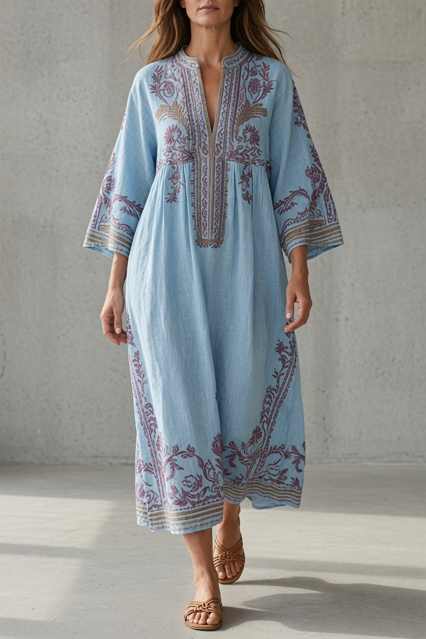 Stina | Embroidered Vintage Dress