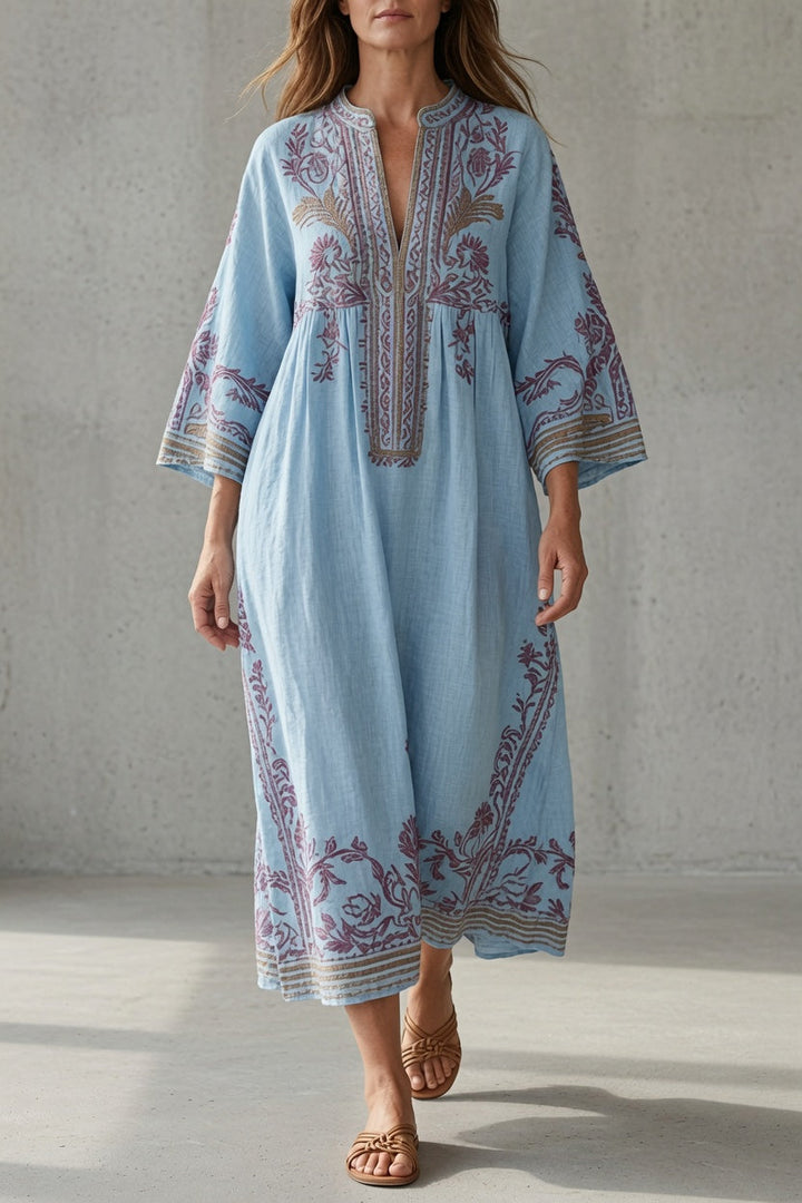 Stina | Embroidered Vintage Dress