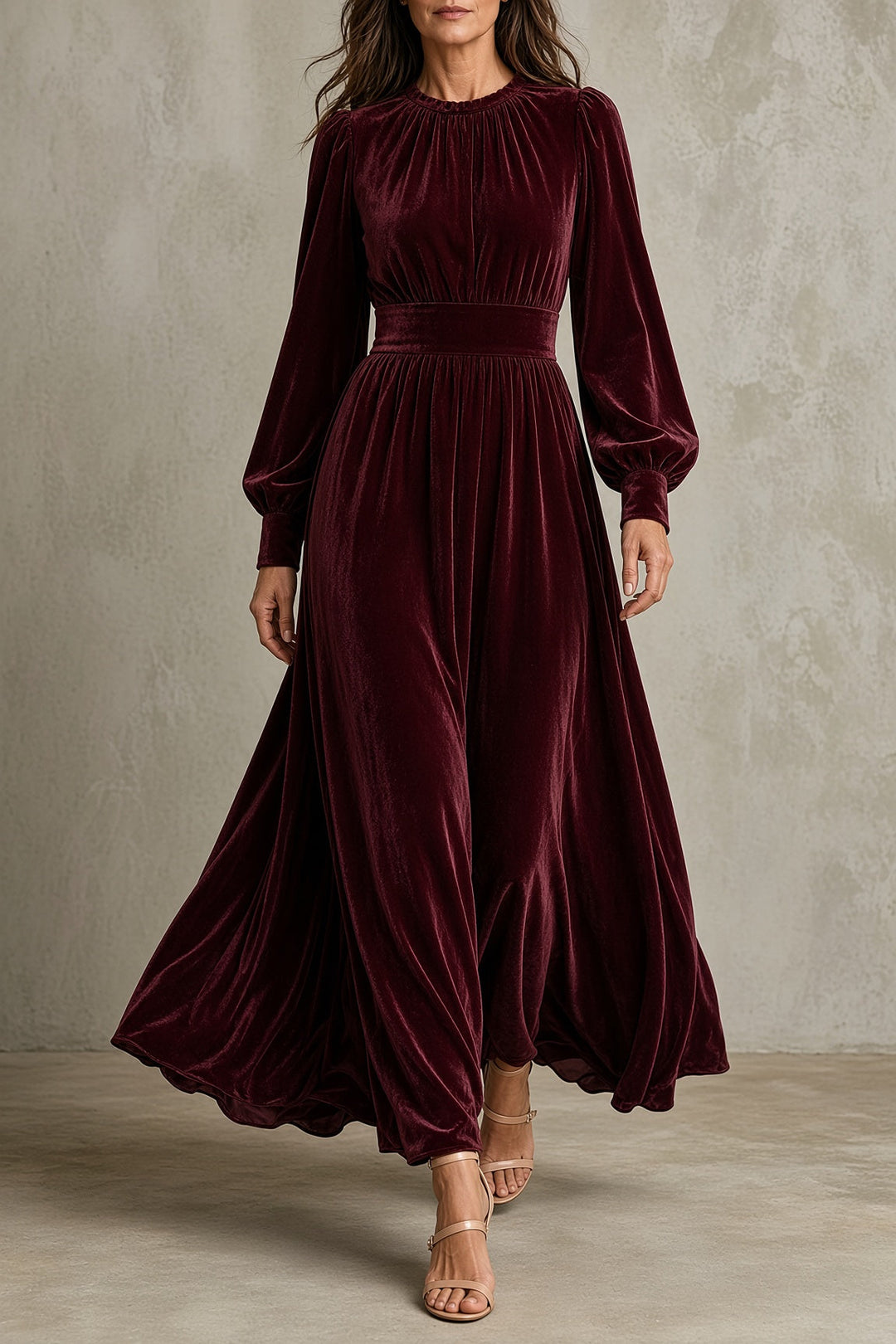 Lois | Velvet Maxi Dress