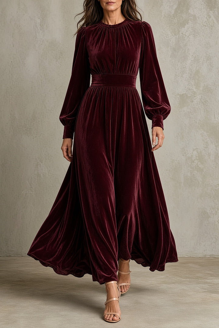 Lois | Velvet Maxi Dress