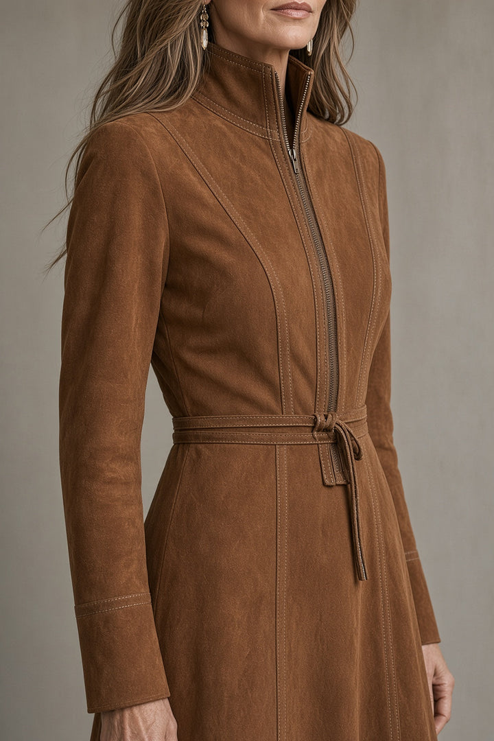 Joséphine | Vintage Belted A-Line Dress