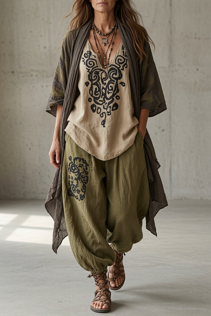 Juliet | Bohemian Harem Pant Set