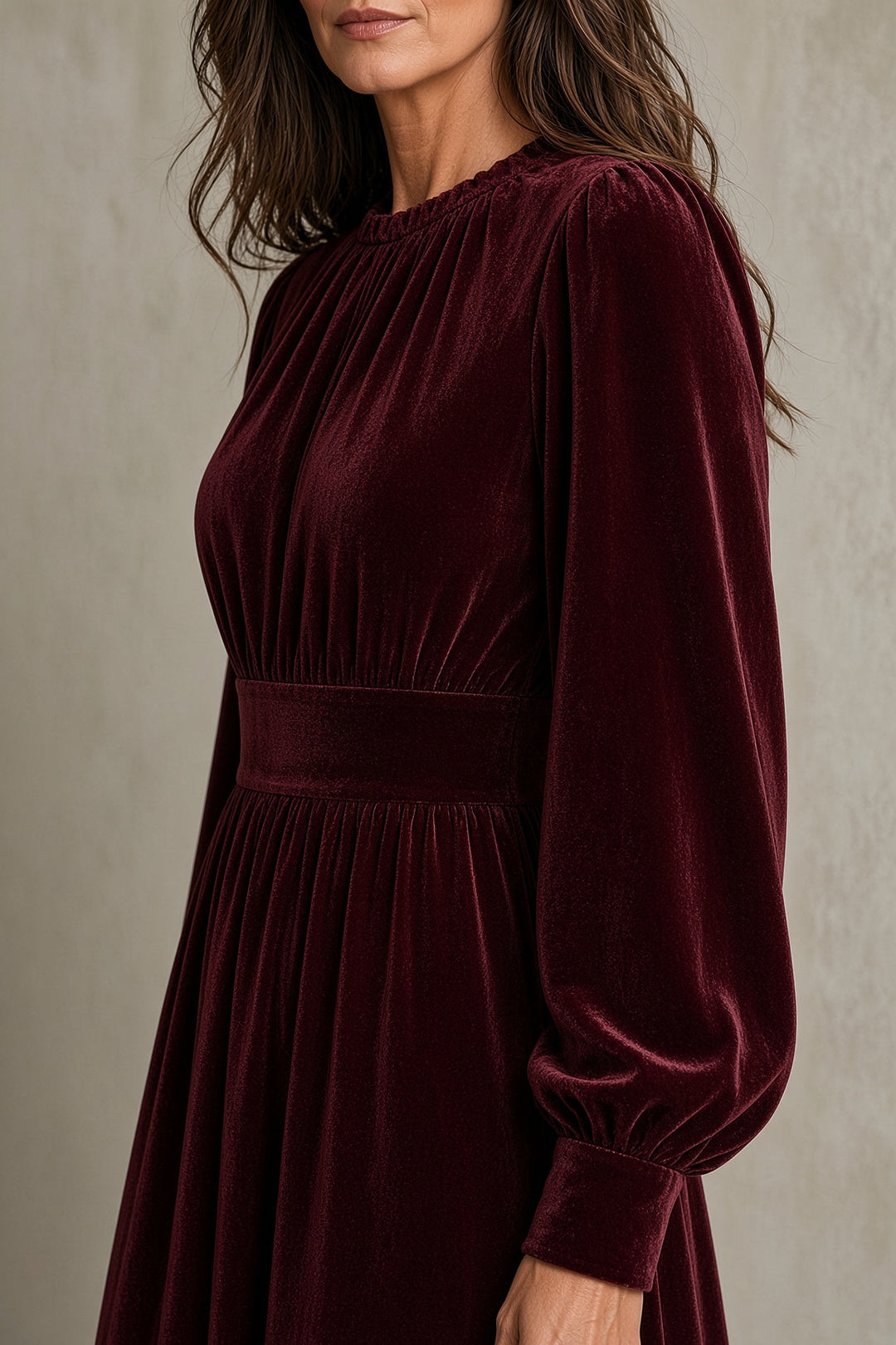 Lois | Velvet Maxi Dress