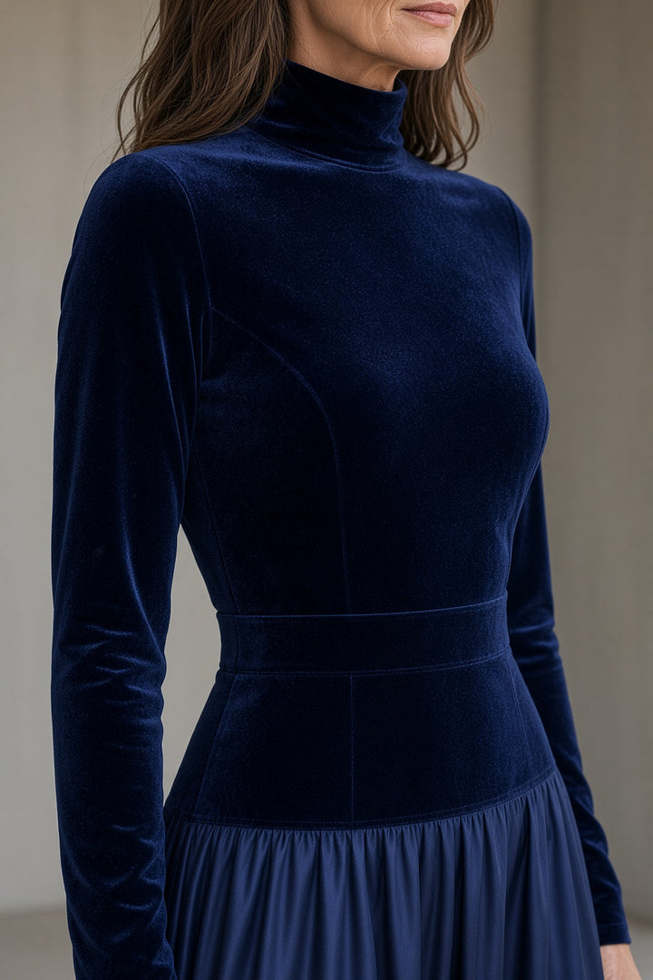 Ollie | Elegant Velvet Evening Dress