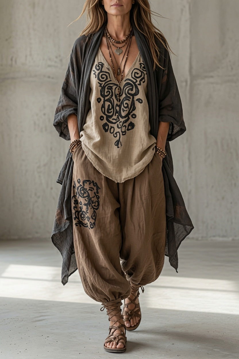 Juliet | Bohemian Harem Pant Set