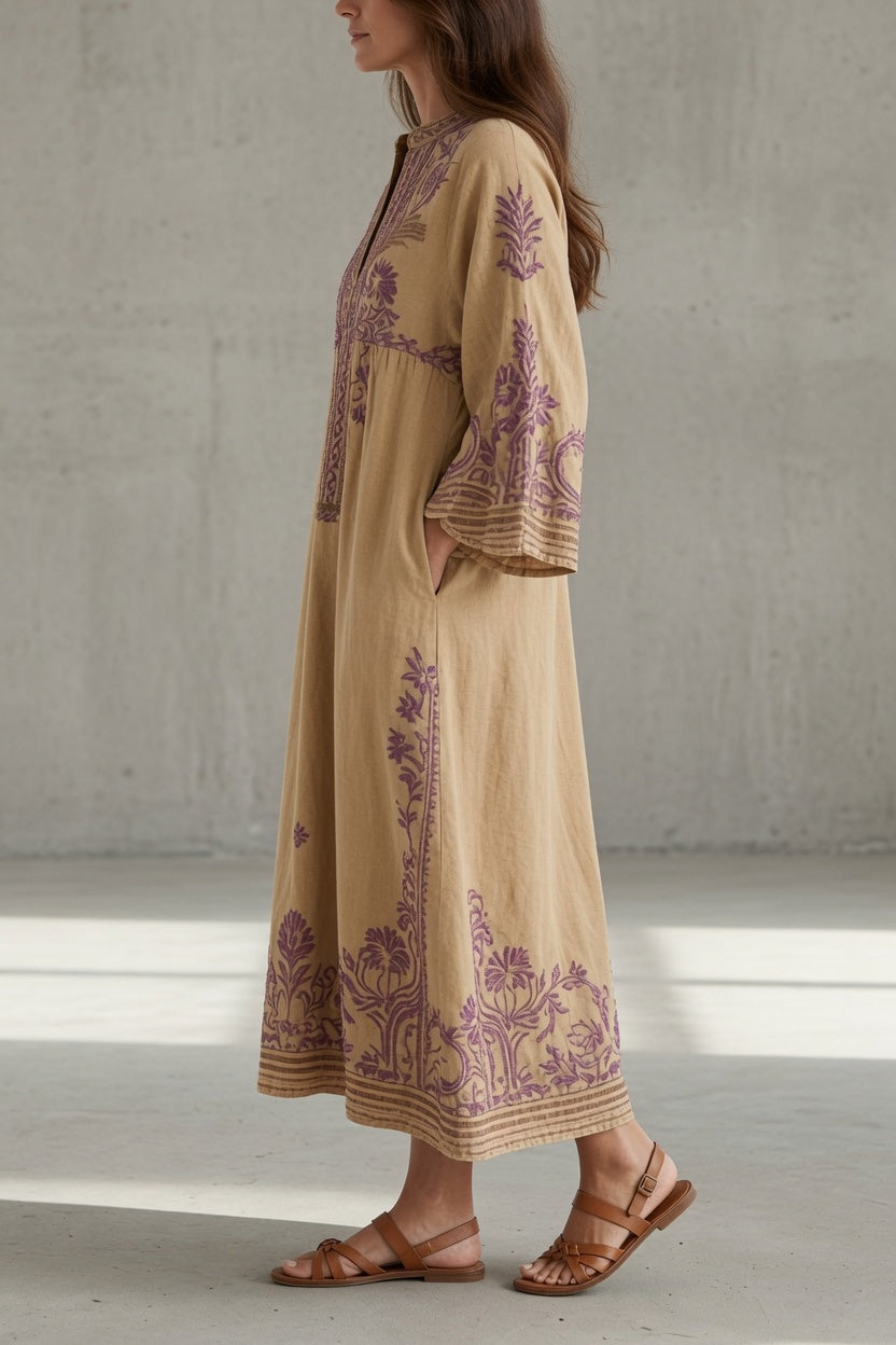 Stina | Embroidered Vintage Dress