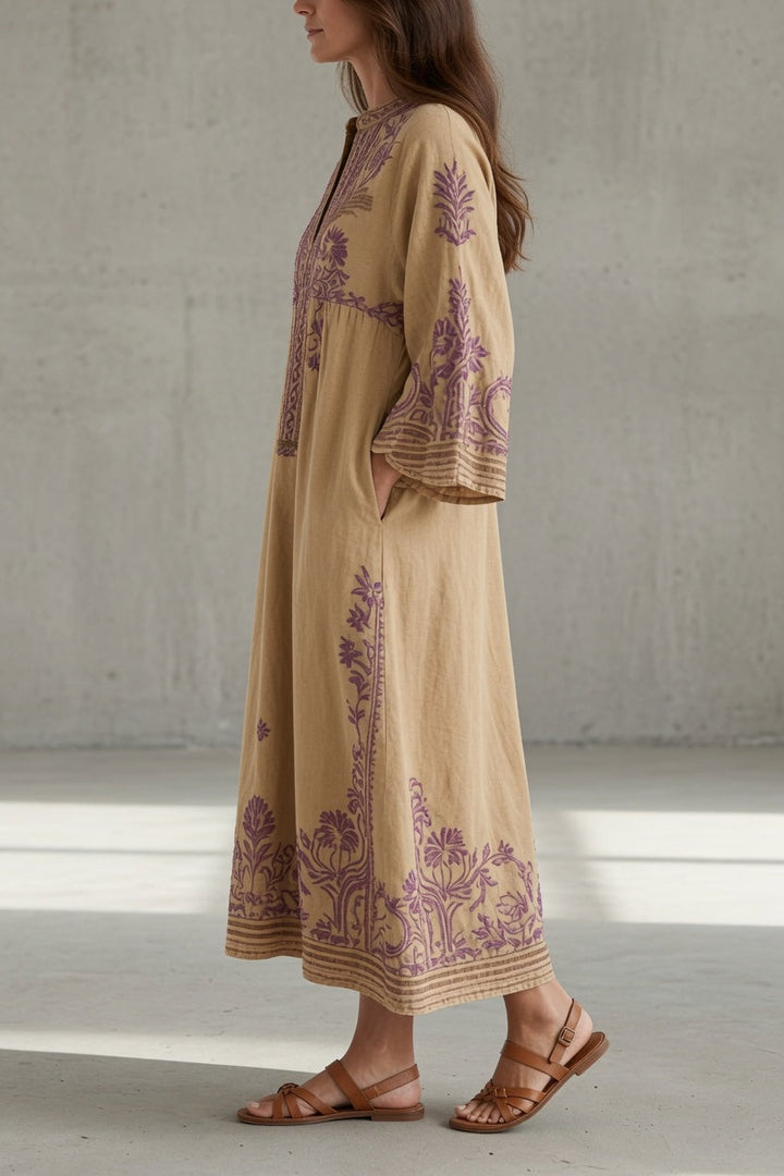 Stina | Embroidered Vintage Dress