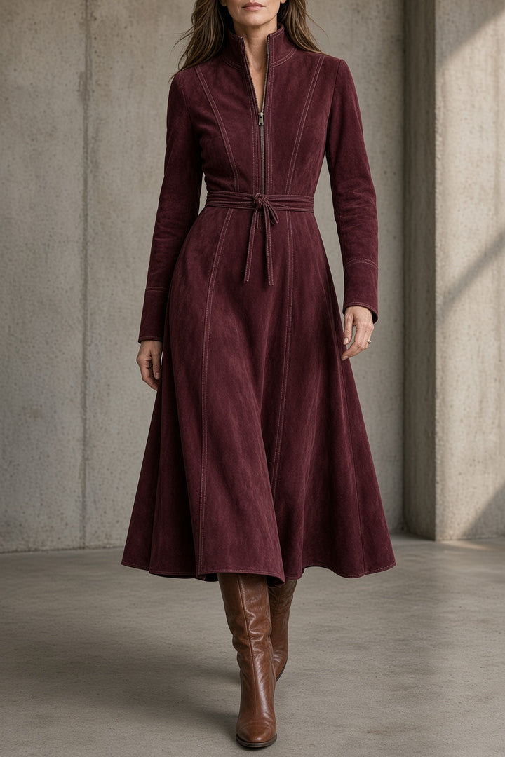Joséphine | Vintage Belted A-Line Dress