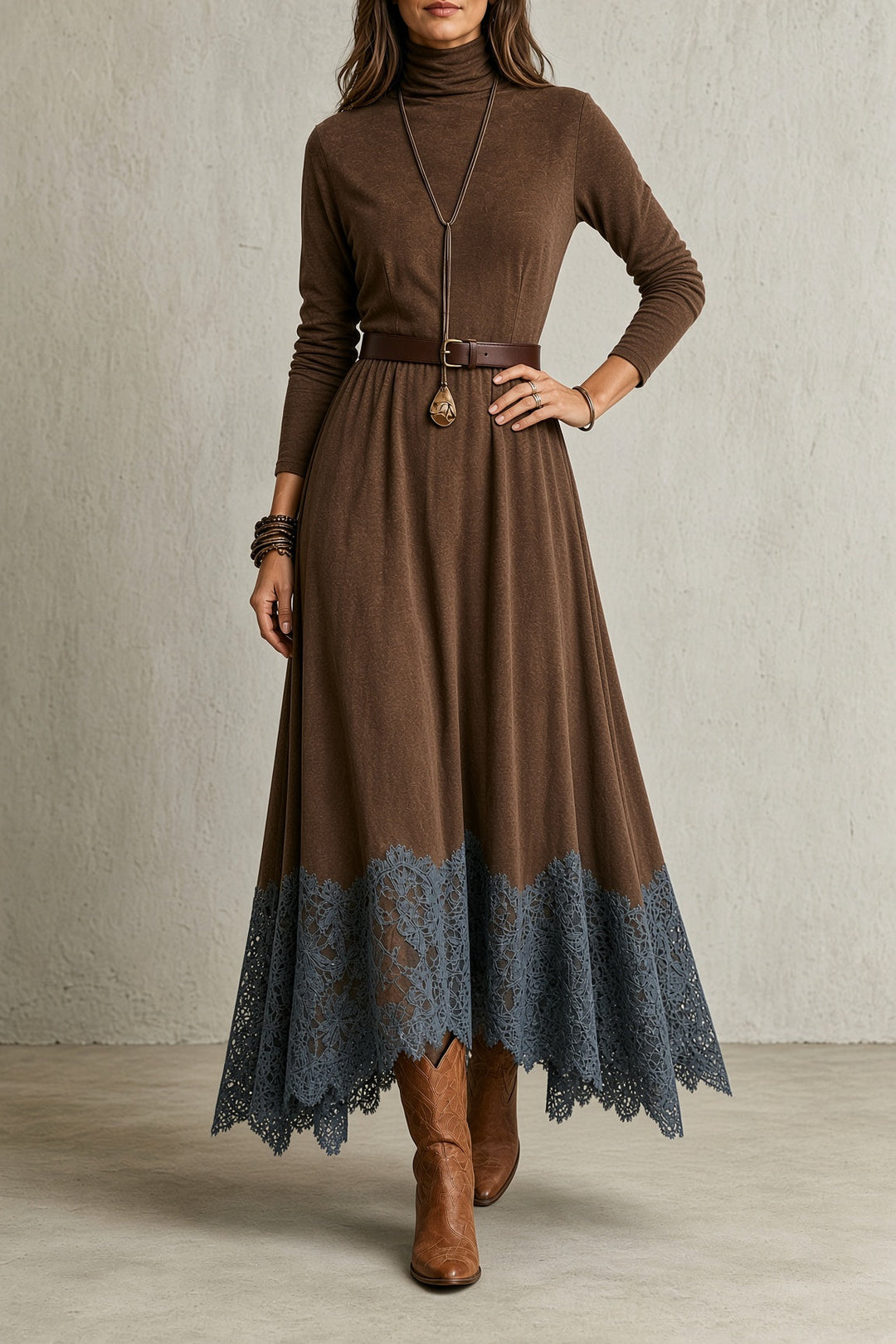 Philipa | Vintage Lace Midi Dress