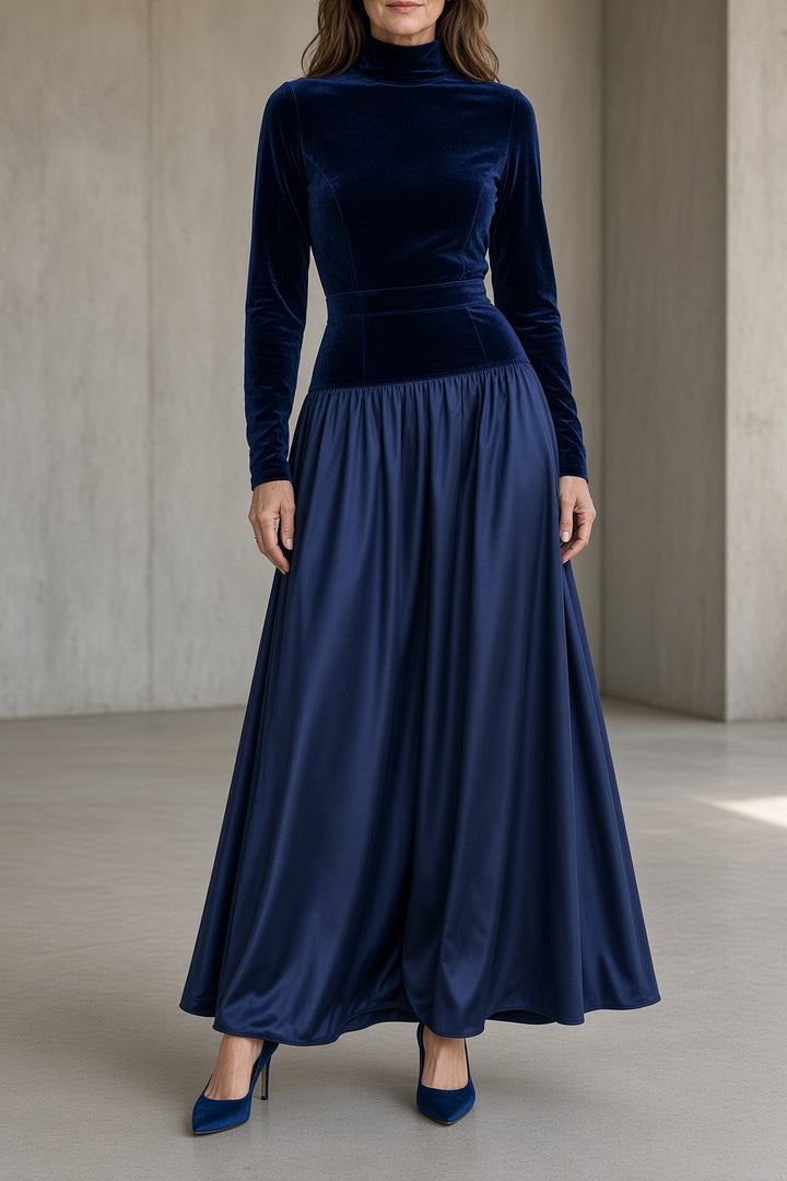 Ollie | Elegant Velvet Evening Dress