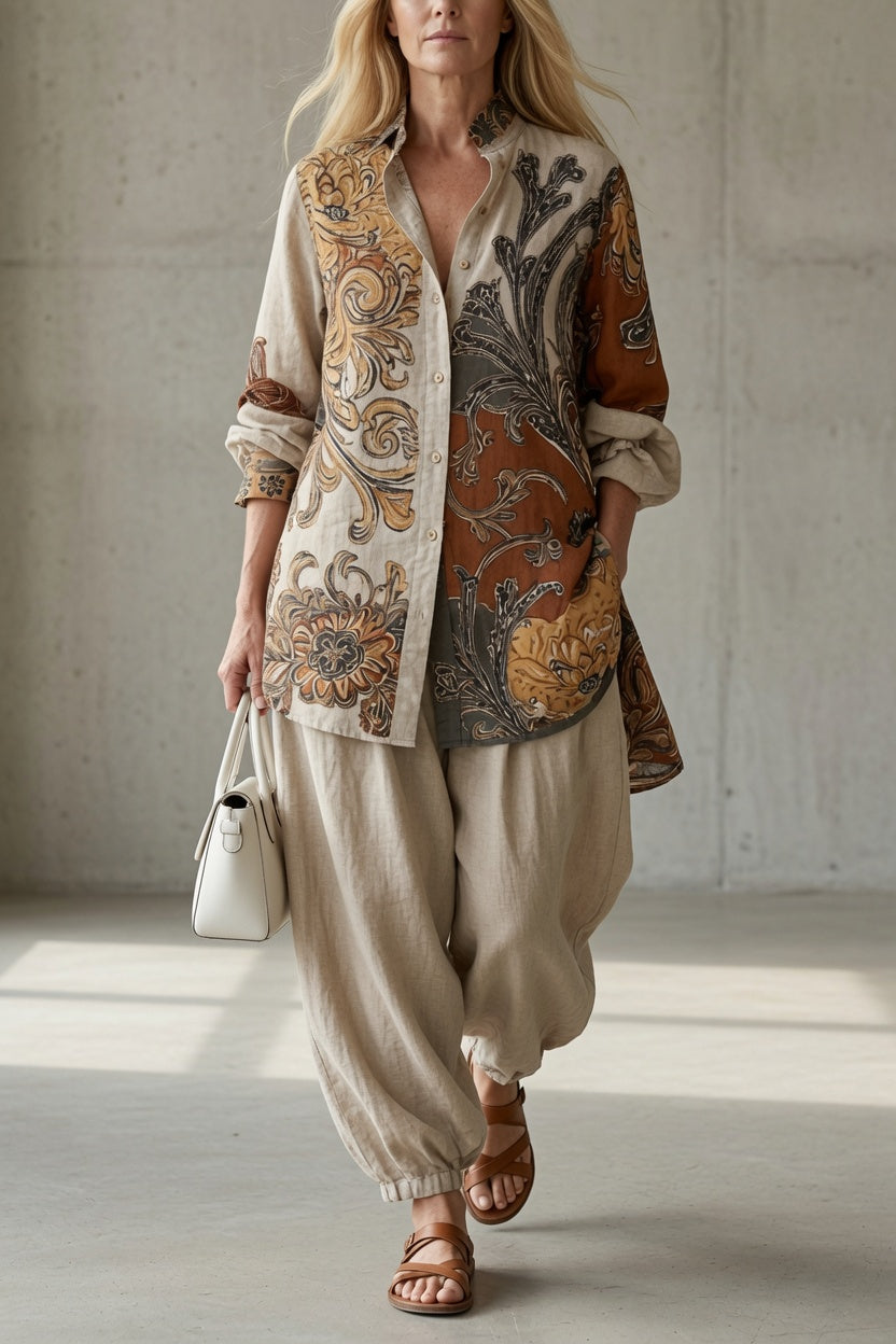 Kassandra | Vintage Button-Up Set