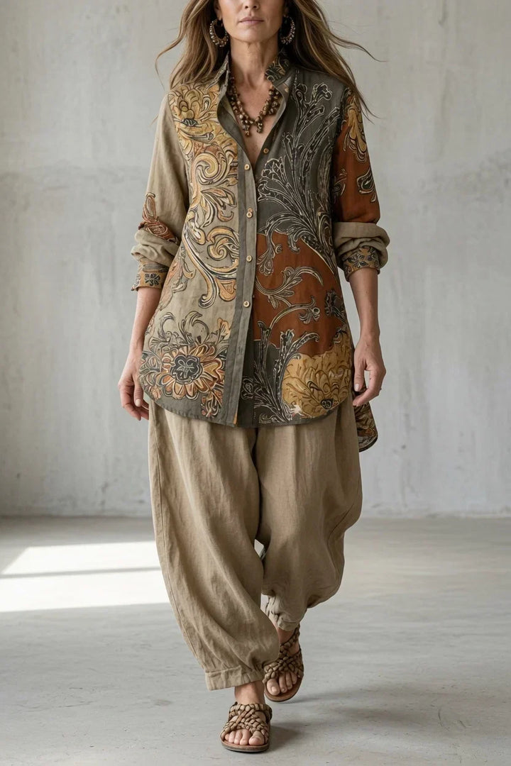 Kassandra | Vintage Button-Up Set
